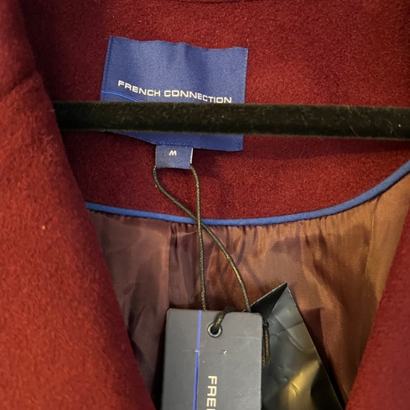 French Connection long wool coat - Picture 5 of 8